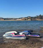 1989 Kawasaki stand up jet ski 550 and 650