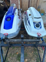 1989 Kawasaki stand up jet ski 550 and 650