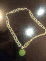 Green Bead Necklace