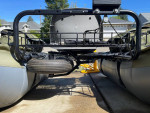 9’ INFLATABLE PONTOON FISHING BOAT—LIKE NEW