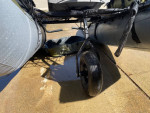 9’ INFLATABLE PONTOON FISHING BOAT—LIKE NEW