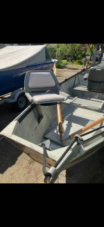 1980 15’ custom aluminum drift boat