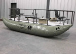 Pontoon River boat