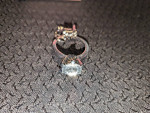 key ring faux diamond ring fun Bridal Shower Engagement House warming
