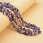 Brand new Amethyst Chips Endless Necklace 34 Inches 331.00 ctw