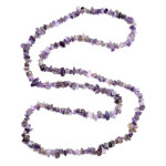 Brand new Amethyst Chips Endless Necklace 34 Inches 331.00 ctw