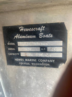 1969 14' Hewes Craft Boat