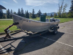 16' Yakatat Dory boat and trailer.