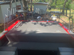 2005 custom weld 24ft center steer jet boat