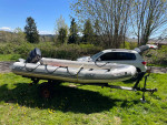 Avon 16' RIB - 40 hp 2 stroke w/trailer