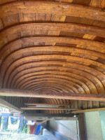 Chestnut Wood/Canvas canoe