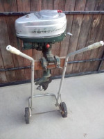 Elgin boat motor   vintage