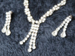 ANTIQUE NECKLACE w MATCHING DROP EARRINGS