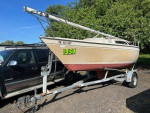 79 Sailboat 23 Ft EZ Loader Trlr Sails and Mast Priced Right