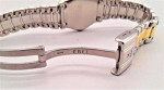 EBEL LADIES 1911 WITH 18K BEZEL, STAINLESS AND DIAMOND MARKERS