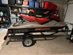 2005 SEADOO RXT 3 Seater Waverunner and 2020 Trailer