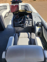 2022 Godfrey Aquapatio 275 DFL White/Black Cherry Yamaha 425.