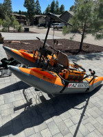 Colorado XT 9’ Pontoon with trolling motor and remote control