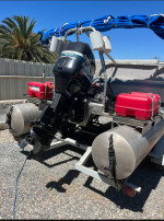 1990 Grumman Funship pontoon