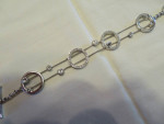 Cubic Zirconia Circle  Bracelet