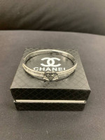Women Designer 18k Silver Plated Bangle Bracelet $85 OBO