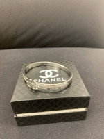Women Designer 18k Silver Plated Bangle Bracelet $85 OBO