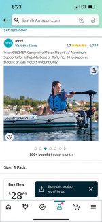 Raft & trolling motor