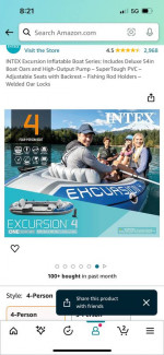 Raft & trolling motor