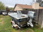 16.5’ FishRite flat bottom boat