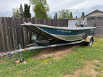 16.5’ FishRite flat bottom boat