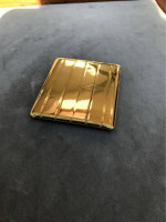 Gold 18kt. 5-1/2oz. Art Deco Cartier Vintage Case 40 fine cut sapphire