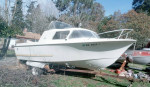 1967 18' Dorsett San Juan I/O with trailer