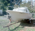 1967 18' Dorsett San Juan I/O with trailer