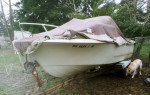 1967 18' Dorsett San Juan I/O with trailer
