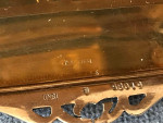 Gold 18kt. 5-1/2oz. Art Deco Cartier Vintage Case 40 fine cut sapphire