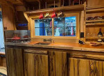 New trailerable wooden houseboat
