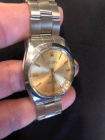 Rolex Oyster Perpetual 34mm ref 5552 beautiful champagne dial✅✅