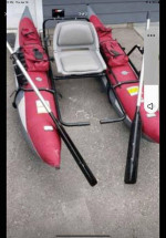 Fishing pontoon