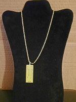 New With Tag 18" 10K Yellow Gold Rope Chain