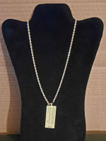 New With Tag 20" 10K Yellow Gold Rope Chain