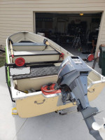 14 ft. MirroCraft V-hull with Trailer, 2 outboards, and extras