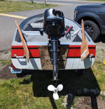 12' V-hull w/ trailer and outboard