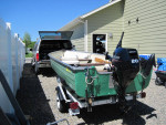 Mirror craft fishing boat and new motor