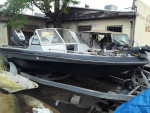 Fun boat 125 outboard and Trailer
