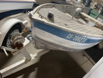 Seamaid 14 ft aluminum boat with trailer and honda outboard