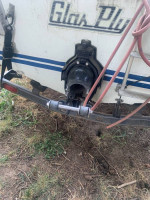 19’2”. 1976 Glassply 165 Mercruiser comes with 2 trailers