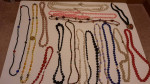 Bead and stone necklaces