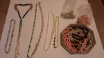 Bead and stone necklaces