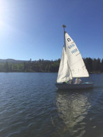 Capri 14 on Dilly Trailer - day sailor
