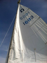 Capri 14 on Dilly Trailer - day sailor